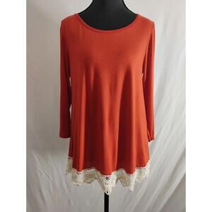 rue juju top size small very flowy Burnt orange great for vacation